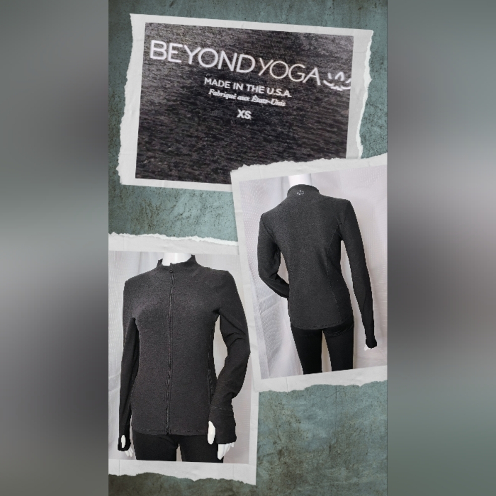 Beyond Yoga Black/Gray Jacket